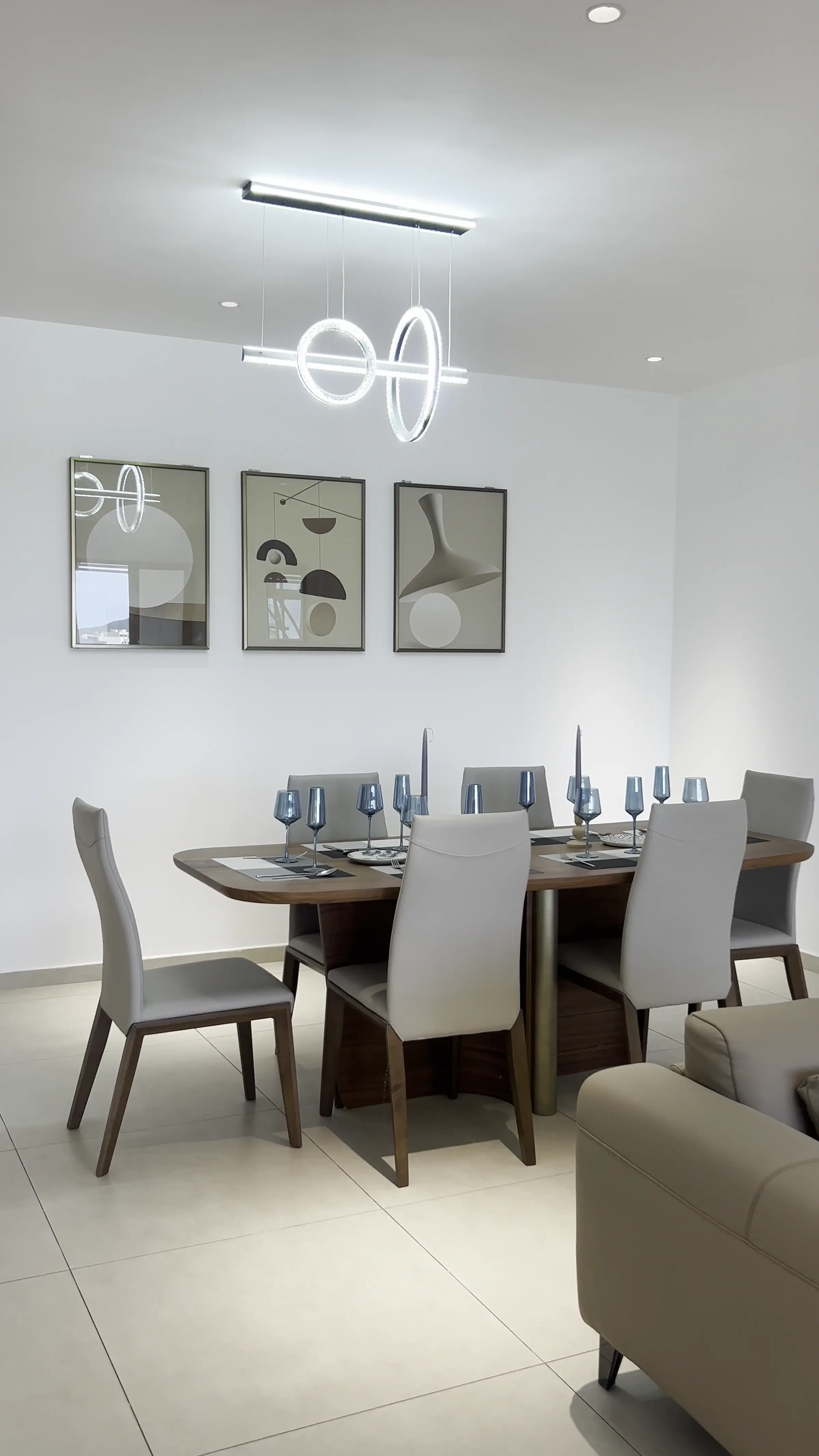 Salon & salle à manger — vue A 01